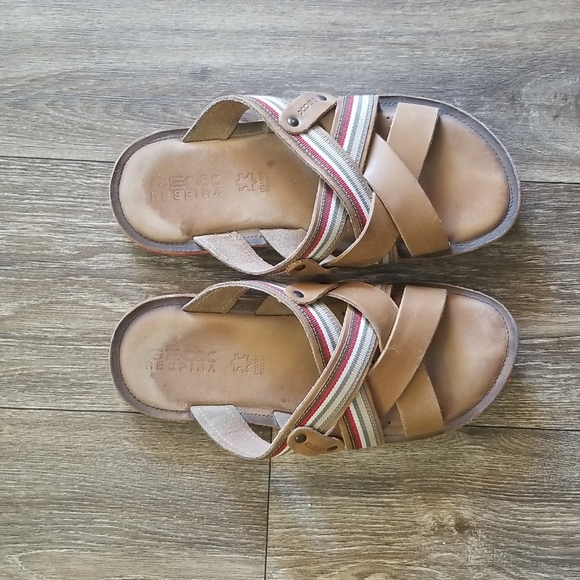 Geox Shoes Geox Respira Italian Leather Slide Sandals Size 39